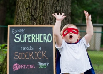 Superhero sidekick sibling