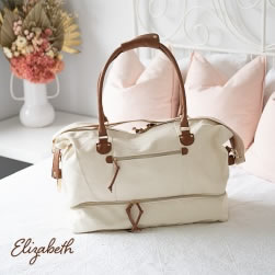 Elizabeth (Creamy white) Weekender Hospital Bag 