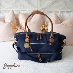 Sapphire - Navy Weekender Hospital Bag