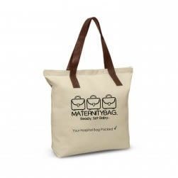 Dads Hospital Bag Cotton Tote (with zipper)