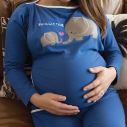 MaernityBag Dark Blue Maternity Pyjamas